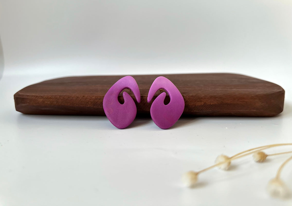 Sway – Orchid | Sculptural Earrings