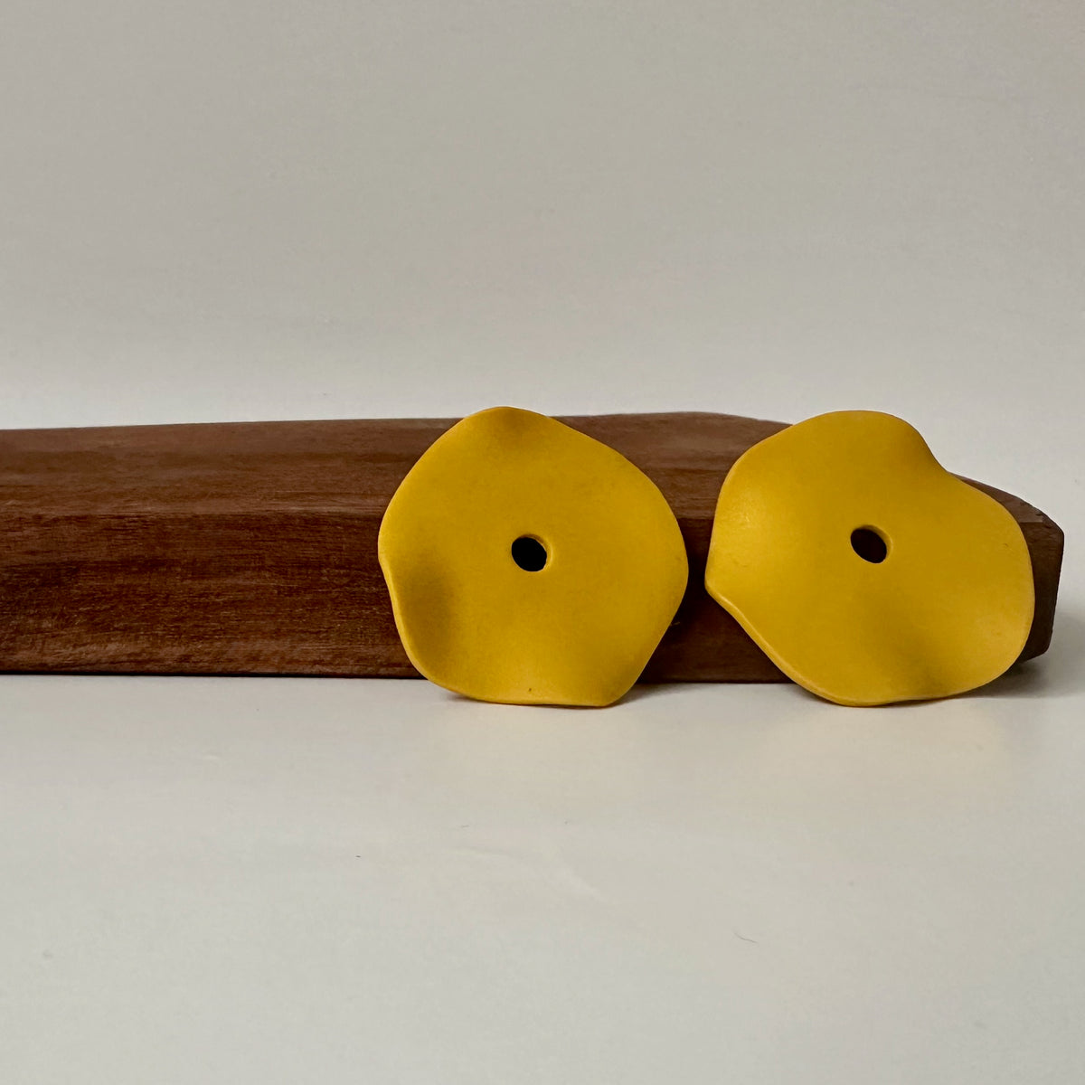Ripple – Marigold | Sculptural Round Studs