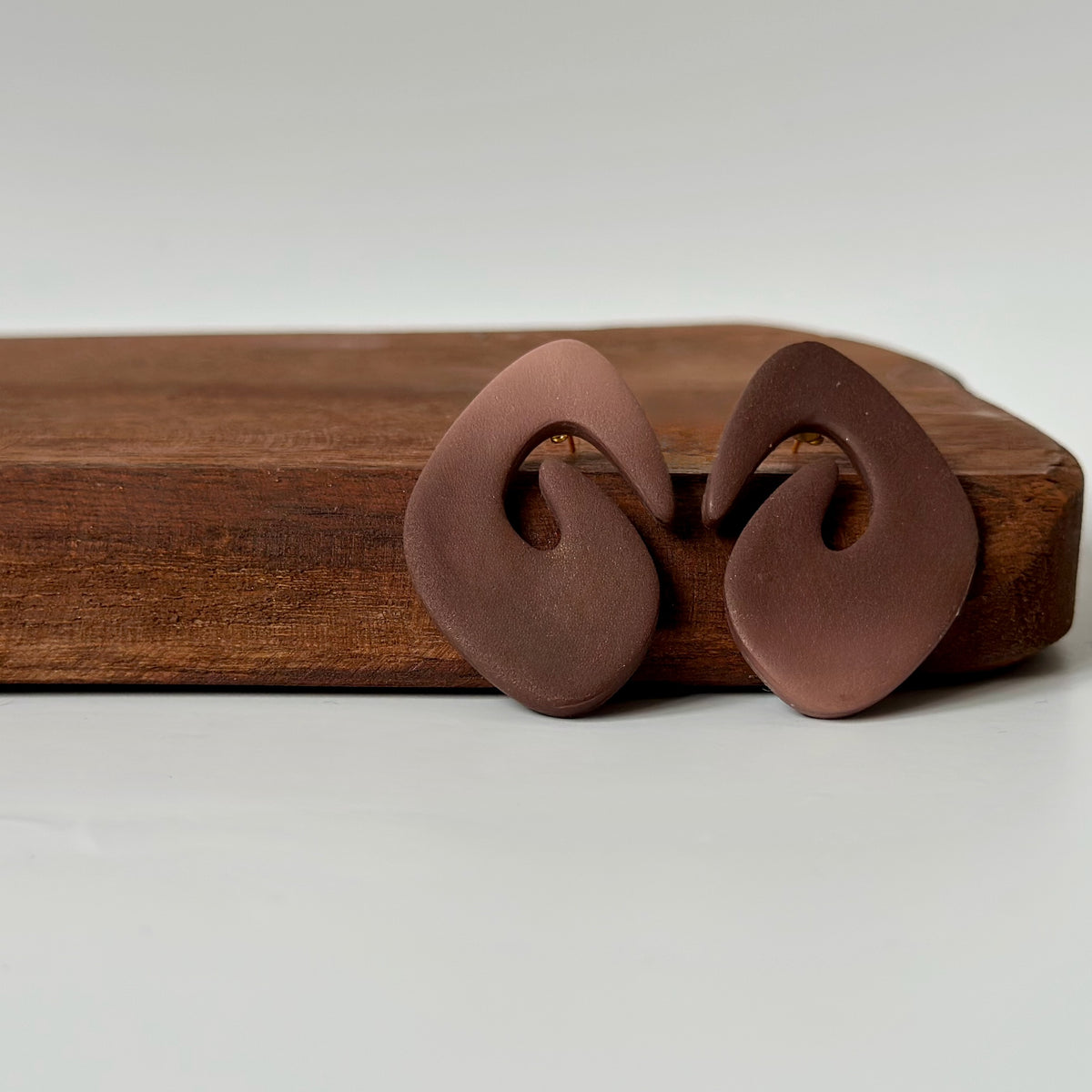 Sway – Cocoa | Sculptural Earrings