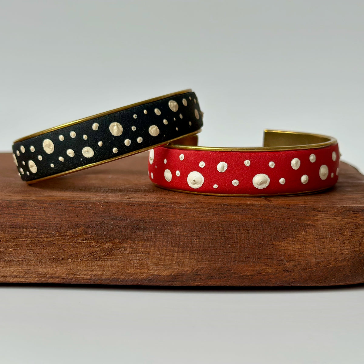 Polka Dots – Cream Dot Cuff